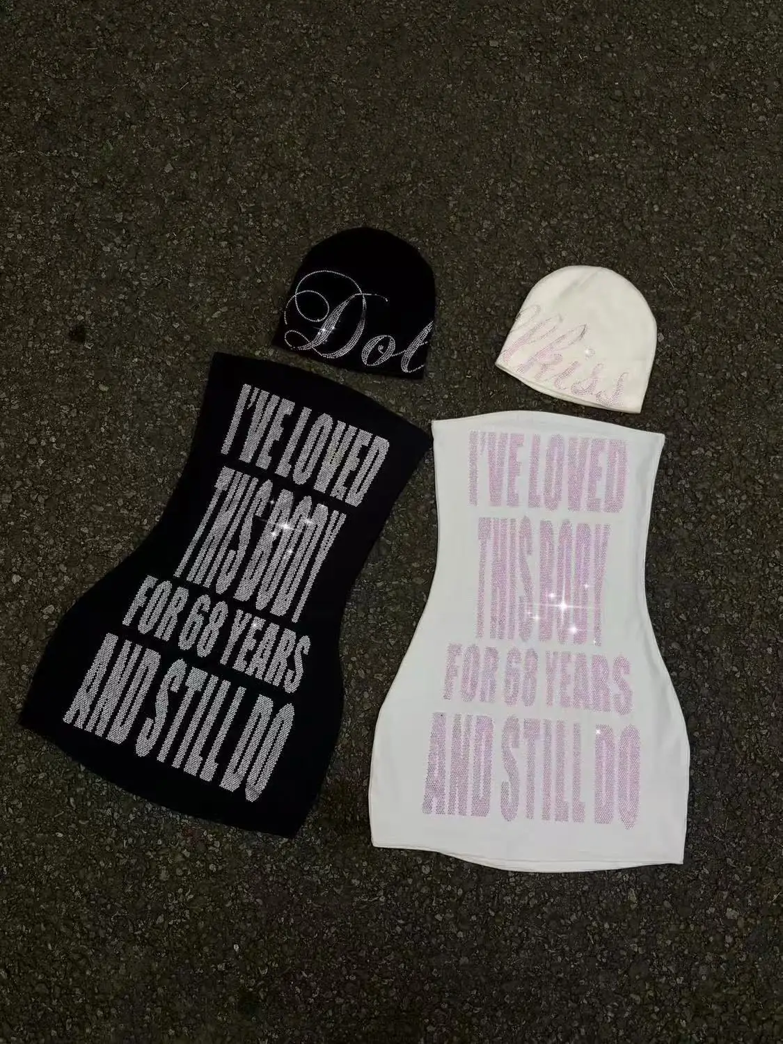 Sparkly Rhinestone Slogan Tube - đánh giá và giá Sparkly Rhinestone Club Party Dress