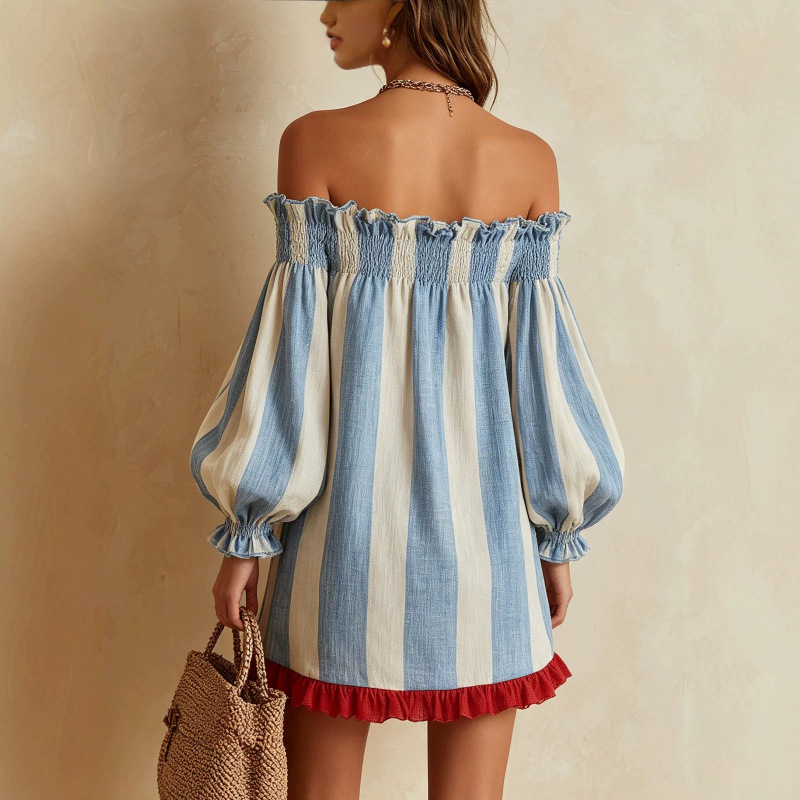 2026 Women Off‑the‑Shoulder Dr - đánh giá và giá Off Shoulder Puff Sleeve Sundress