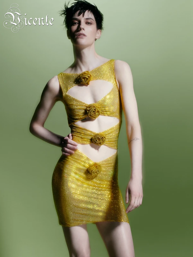 VC Women'S Luxury Party Dress  - đánh giá và giá Sparkly Rhinestone Club Party Dress