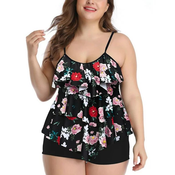 Tankini Woman Bikini Floral Pr - đánh giá và giá Tops