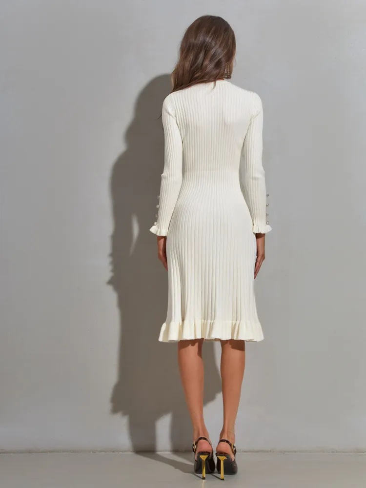 Women's Ribbed Knit Long Sleev - đánh giá và giá Bodycon Long Sleeve Ribbed Dress