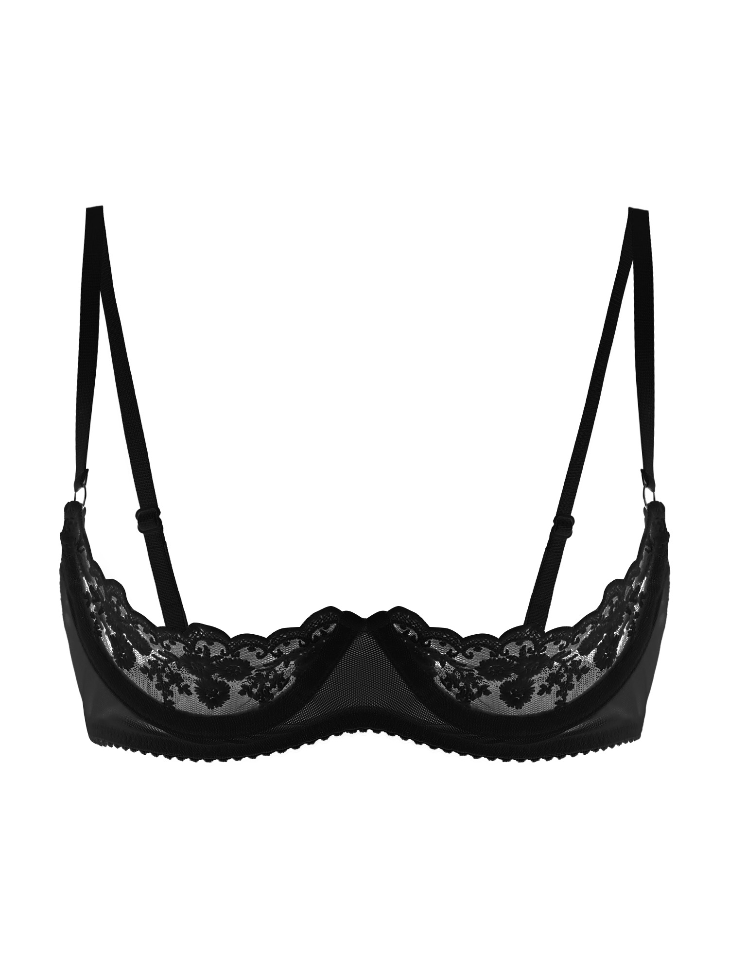 Women Sexy Open Cups Bra Sheer - đánh giá và giá Lingerie