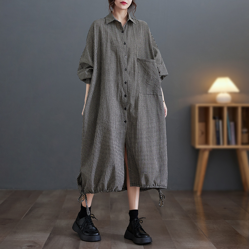 Elegant Casual Cotton Linen Pl - đánh giá và giá Casual Loose Linen Shirt Dress