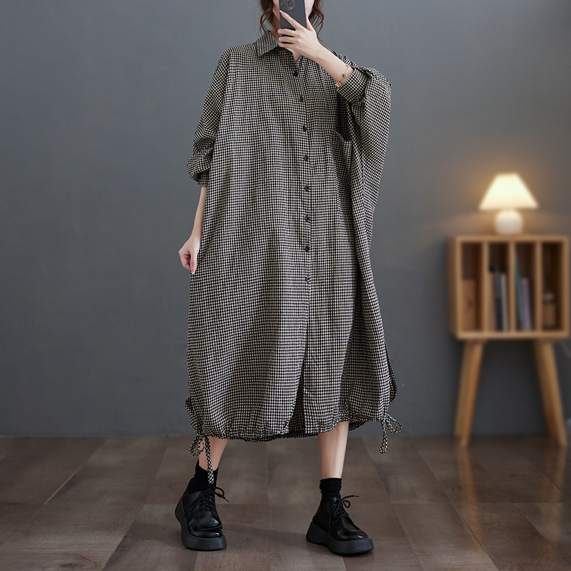 Elegant Casual Cotton Linen Pl - đánh giá và giá Casual Loose Linen Shirt Dress