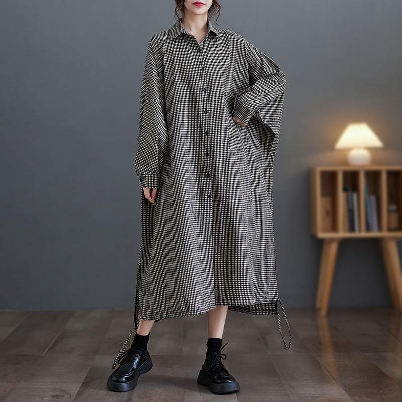 Elegant Casual Cotton Linen Pl - đánh giá và giá Casual Loose Linen Shirt Dress