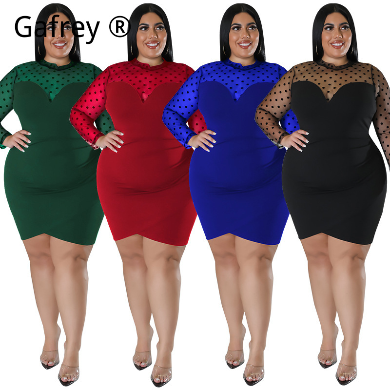 XXL 3XL 4XL 5XL Plus Size Wome - đánh giá và giá Sexy Mesh Sheer Bodycon Dress