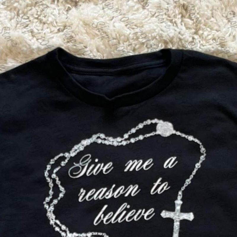2000s Woman Clothing Y2K Cloth - đánh giá và giá Y2K Graphic Baby Tee Crop