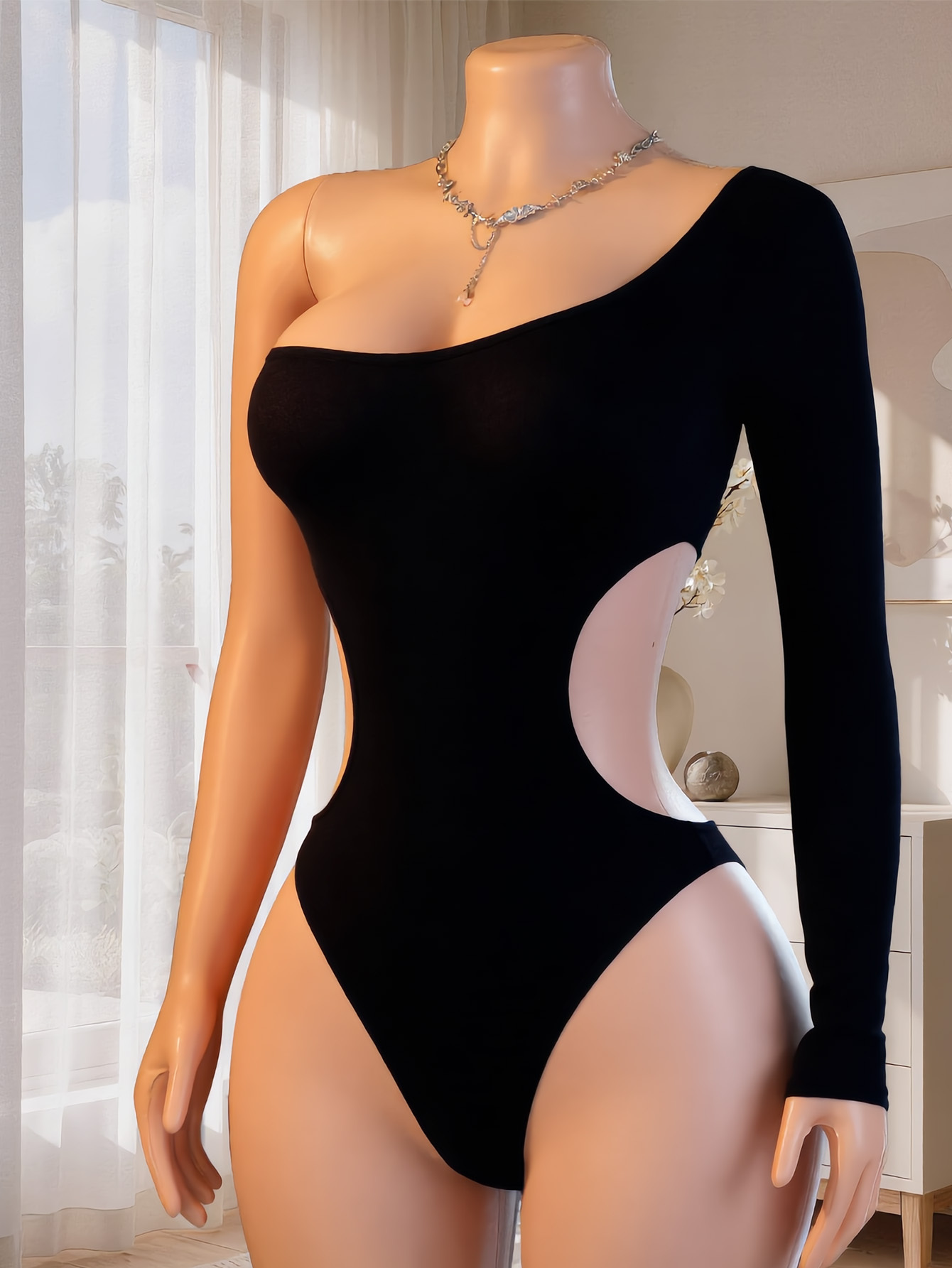 Women One Shoulder Long Sleeve - đánh giá và giá Lingerie