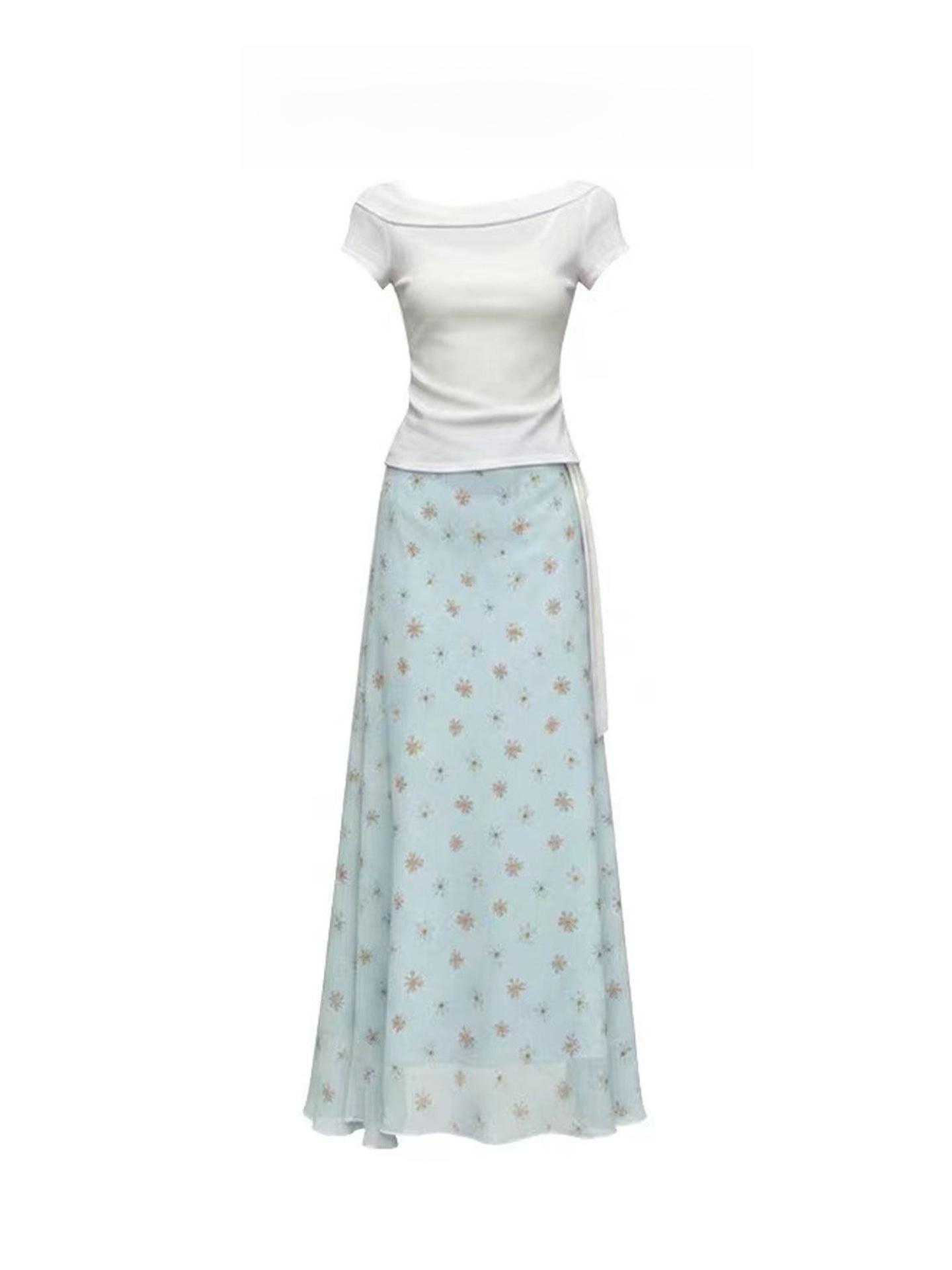 Korean Design A-Line Fish Tail - đánh giá và giá Korean Style A Line Shirt Dress