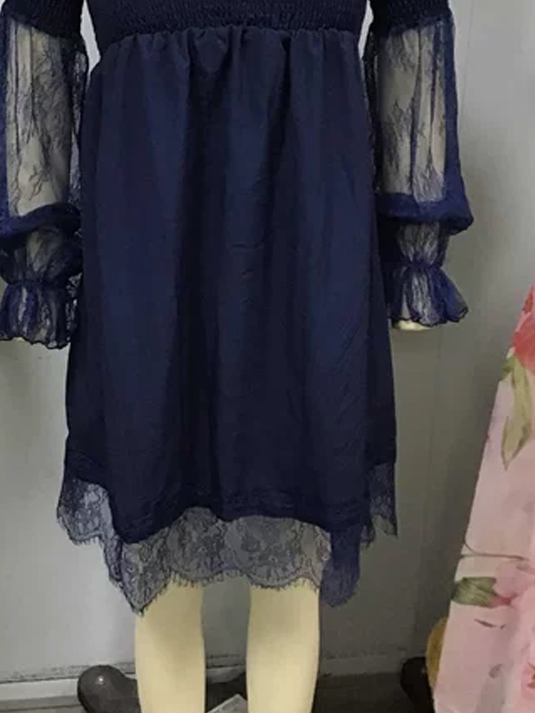 Off Shoulder Lace Mini Dress S - đánh giá và giá Off Shoulder Puff Sleeve Sundress