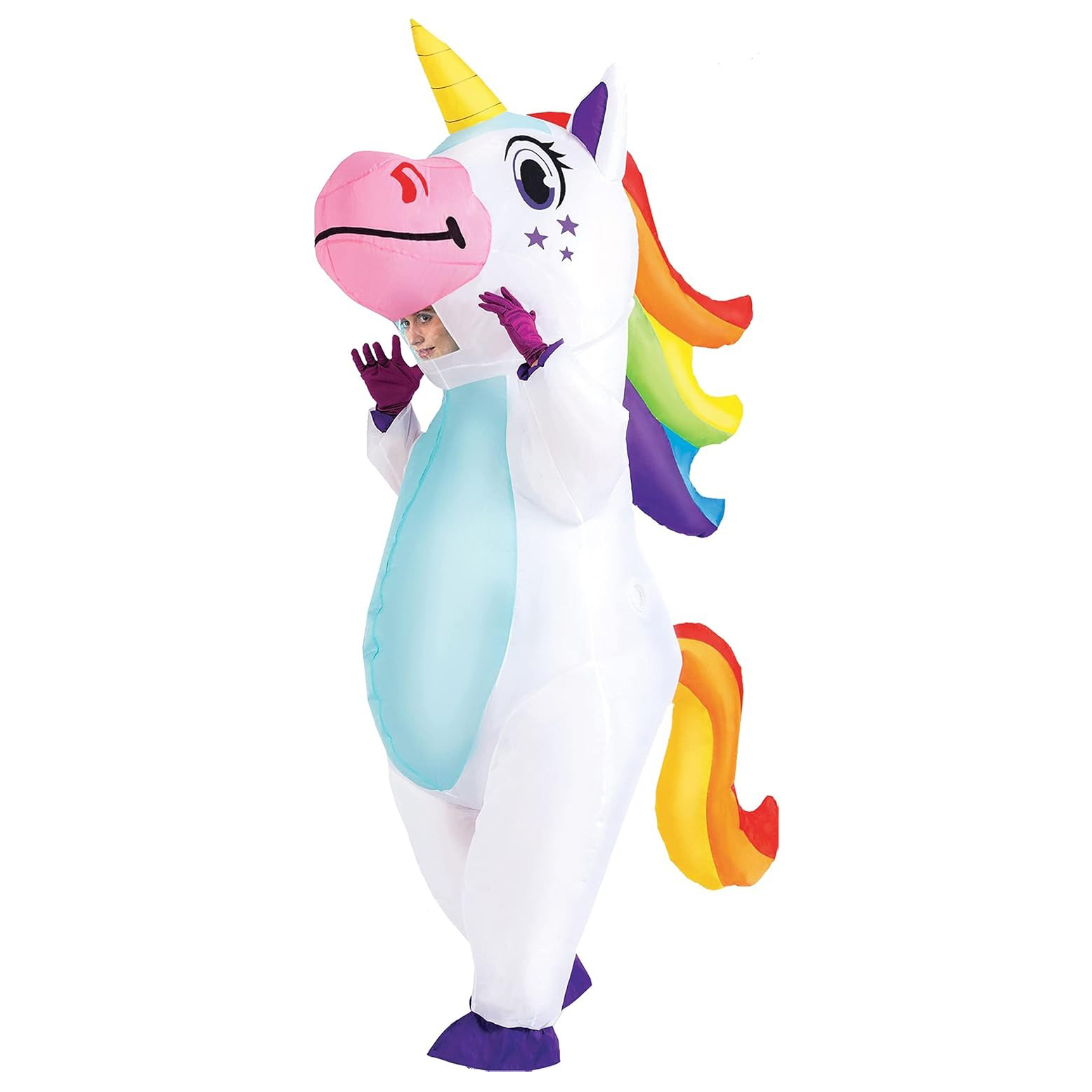 Inflatable Unicorn Costume Adu - đánh giá và giá Dresses