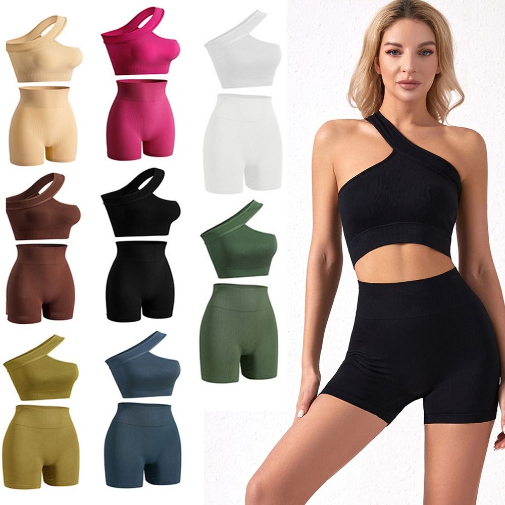 2Pcs Casual Seamless Women Wor - đánh giá và giá Seamless Ribbed Workout Tank Top