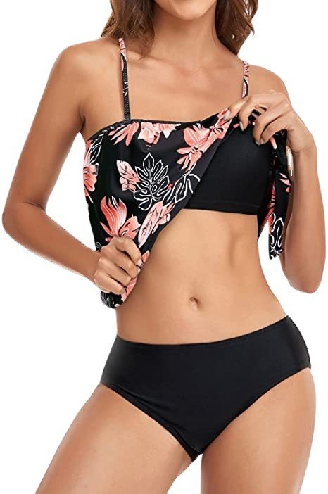 Women's High Waist Bikini Crop - đánh giá và giá Swimwear