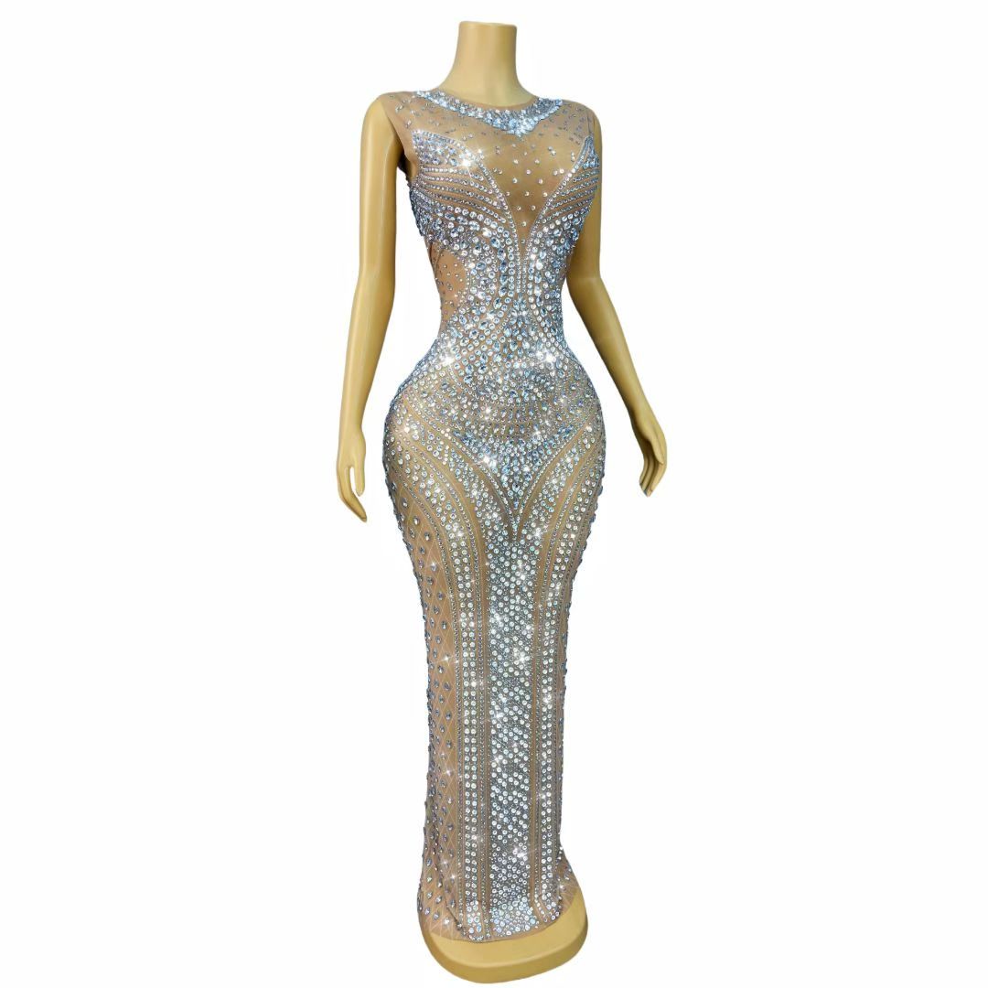 Women Sparkly Rhinestone Sleev - đánh giá và giá Sparkly Rhinestone Club Party Dress