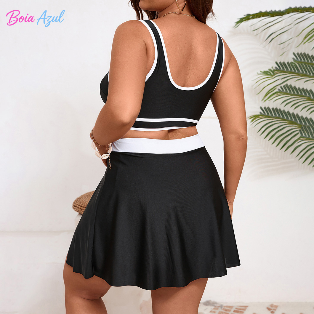 Plus size black and white cont - đánh giá và giá Dresses