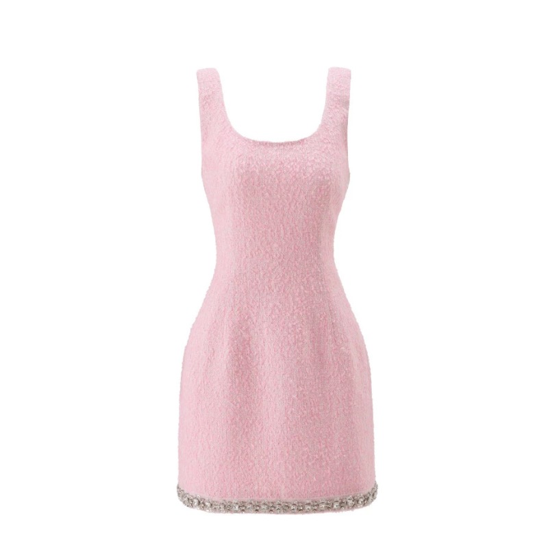 Premium Pink Tweed Women Two-P - đánh giá và giá Tweed Two Piece Blazer Dress