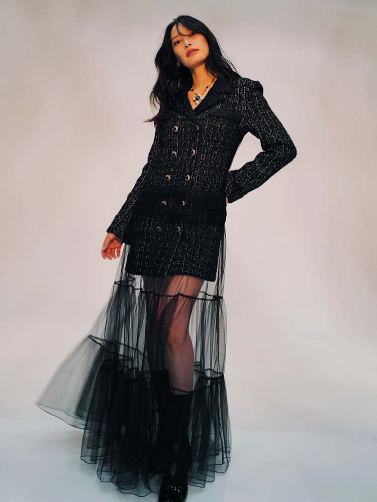 VC Women’s Tweed Blazer Dress  - đánh giá và giá Tweed Two Piece Blazer Dress
