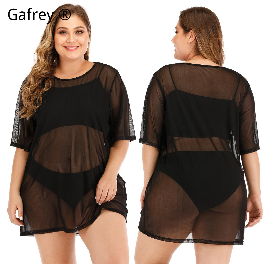 Plus Size Sexy Mesh Beach Dres - đánh giá và giá Sexy Mesh Sheer Bodycon Dress