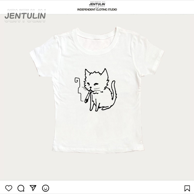 Korea Style Y2k 90s Crop Top H - đánh giá và giá Y2K Graphic Baby Tee Crop