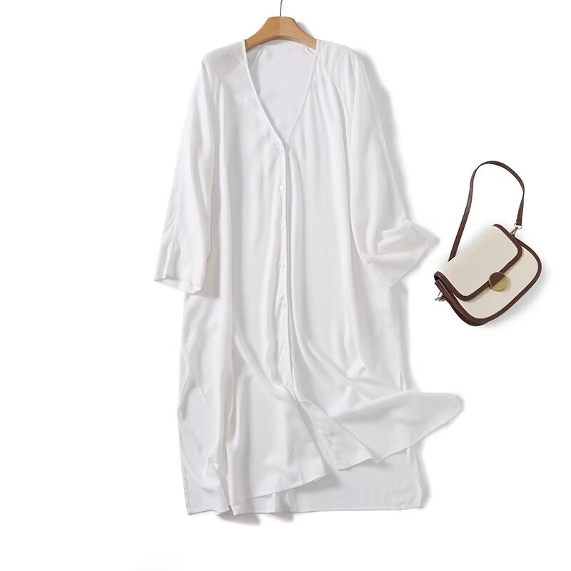 Dave&Di Moroccan Retro Linen L - đánh giá và giá Casual Loose Linen Shirt Dress