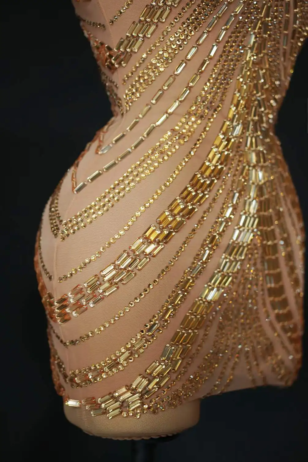 Sparkly Dress Women Stretch Rh - đánh giá và giá Sparkly Rhinestone Club Party Dress
