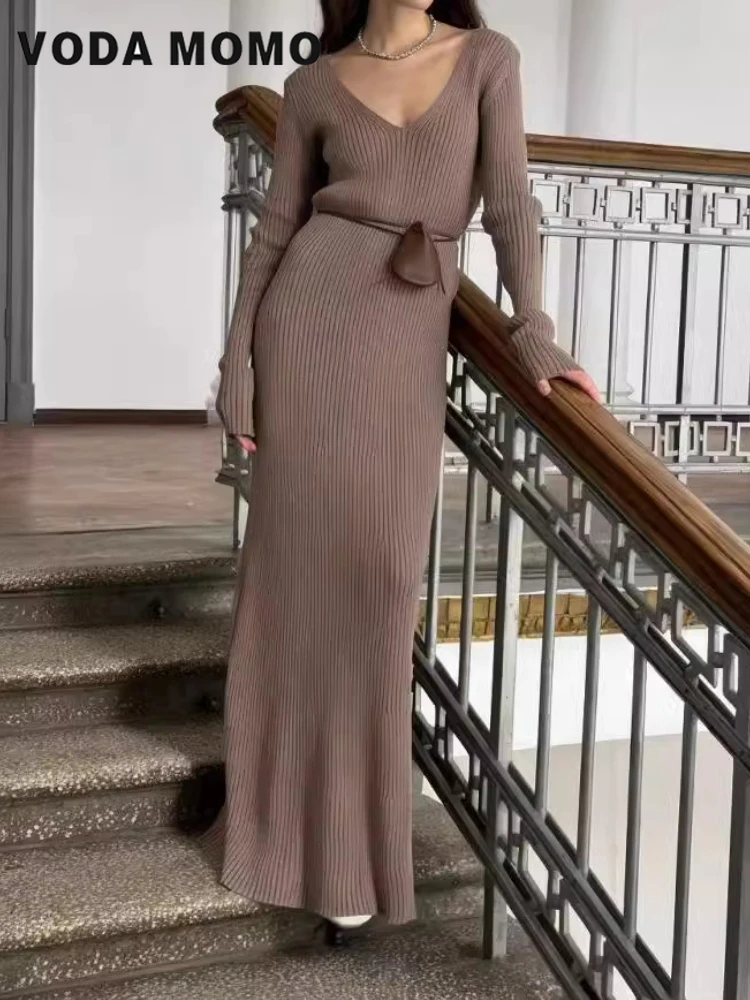 Long Sleeves Versatile Bodycon - đánh giá và giá Bodycon Long Sleeve Ribbed Dress