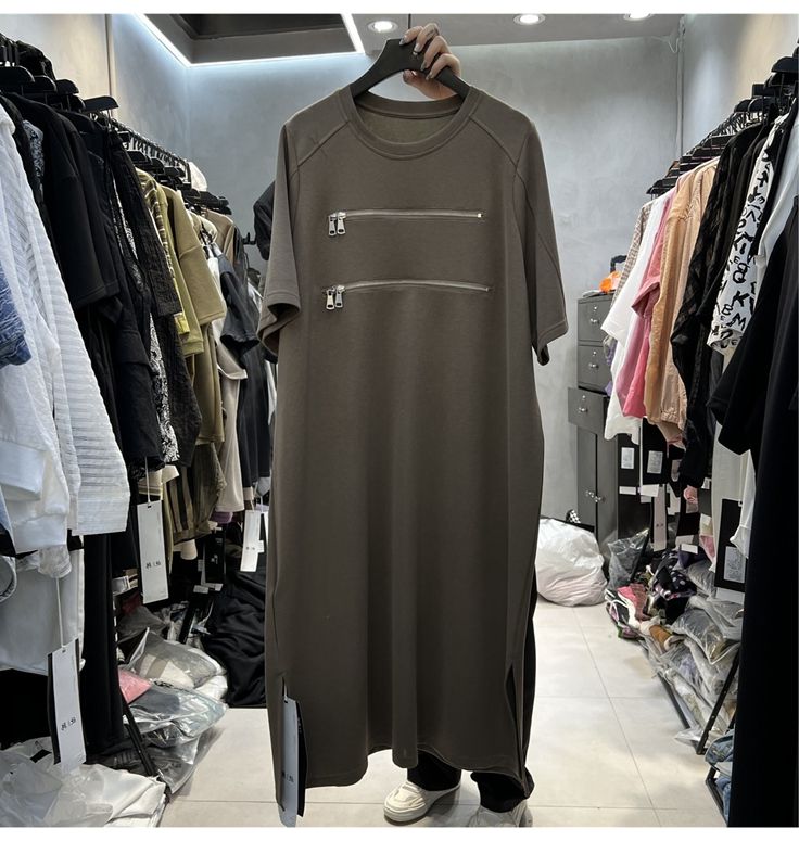 plus Size Women's Loose Short  - đánh giá và giá Korean Style A Line Shirt Dress